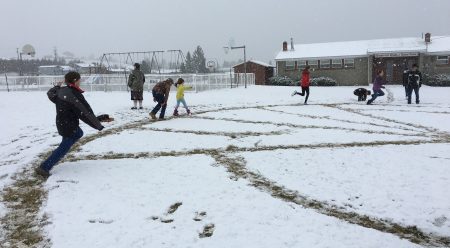 P.E. can be fun even during the winter